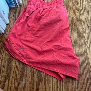 Pink Lululemon hottie hot shorts